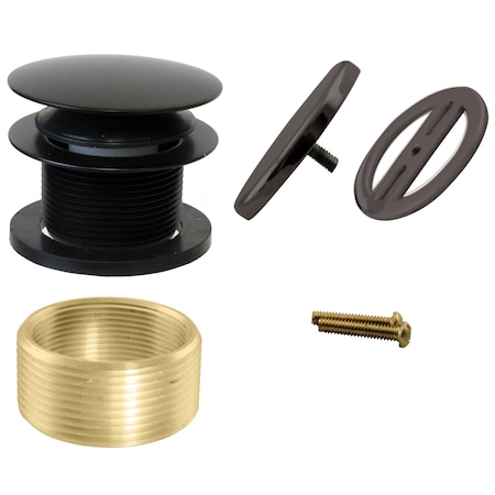 Westbrass Illusionary Overflow Universal Trim Kit in Oil Rubbed Bronze D98HRK-12